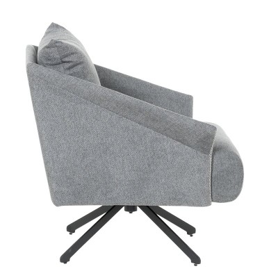 Въртящо кресло Fergus сиво
