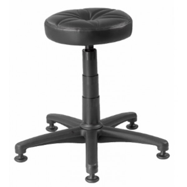 Табуретка Hocker Black с тапи за статичност