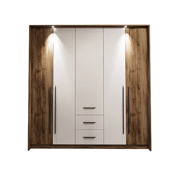 Петкрилен гардероб Stefano 2100 х 585 х 2125 см