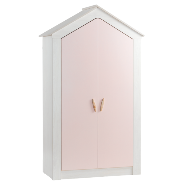 Детски двукрилен гардероб PINK HOUSE