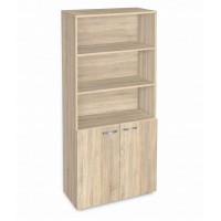 Етажерка АВА 5 с 2 вратички - корпус сонома