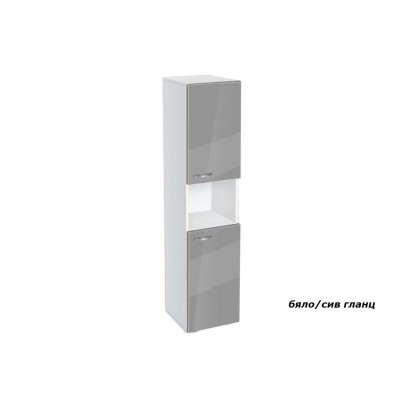Етажерка АВА 5.1 с две вратички - корпус бяло