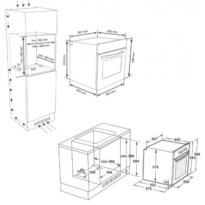 Фурна EO2 F8PTG WH