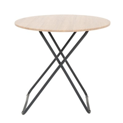 Кръгла сгъваема маса AMAL сив дъб