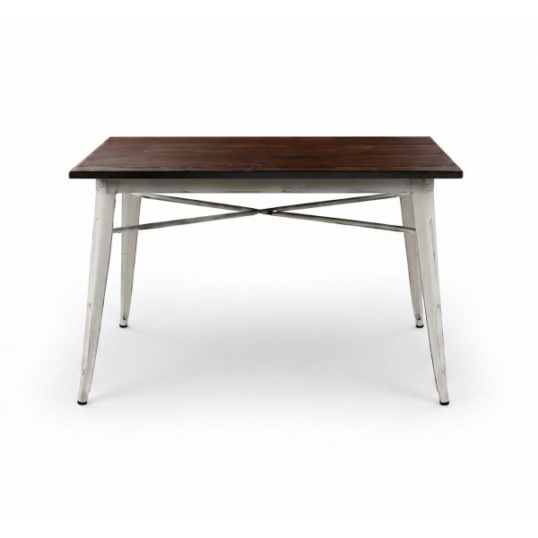 Метална маса DONY wood antic