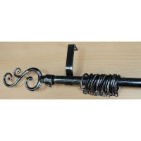 Метален Корниз м.№2 А19220 110/220 черно/сребро - 88 KOR000021