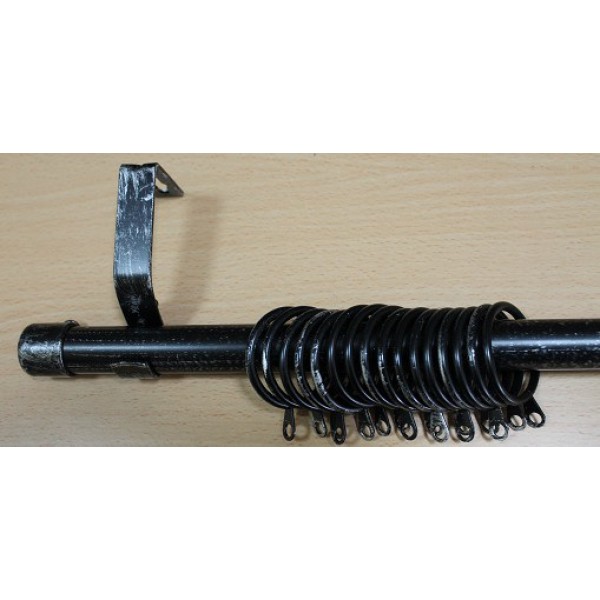 Метален Корниз м.№6 C19010 160/300 черно/сребро - 88 KOR000291