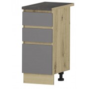 ЛЕО В 25 долен кухненски шкаф с 2 чекмеджета и 1 врата 400/600/900h