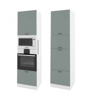 Колонен кухненски шкаф с 4 врати Сити БФ-Олив мат-11-48 600/590/2230