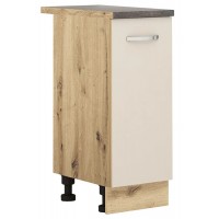 ЛОРЕН В 61 кашмир мат - долен кухненски шкаф с една врата Ш350