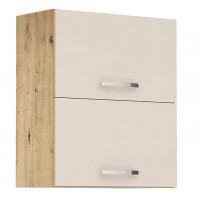 ЛОРЕН G 32 кашмир мат - горен кухненски шкаф с 2 клапващи врати Ш600
