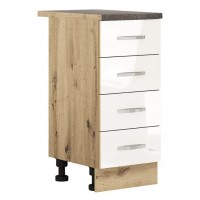 ЛОРЕН В 1 - долен кухненски шкаф с 4 чекмeджета Ш400