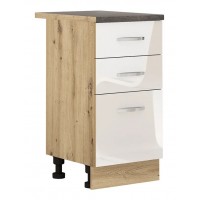 ЛОРЕН В 76 - долен кухненски шкаф с 2 чекмеджета и 1 врата Ш450
