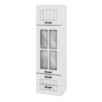 БФ-04-101 кухненски шкаф 40 см с повдигаща врата, витрина и 2 чекмеджета (десен/ляв)