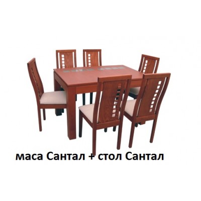 Холна маса Сантал МДФ неразтегателна 
